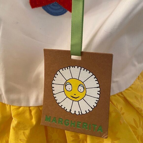 Margherita Girls Yellow Bug Daisy Maxi Dress Size 18-24 Months NWT - Picture 8 of 11